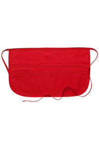 Cardi / DayStar Red Rounded Waist Apron (6 Pockets)