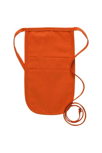 Cardi / DayStar Orange Money Pouch with Attached Ties