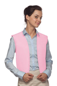 Cardi / DayStar Pink No Pocket Unisex Vest with No Buttons
